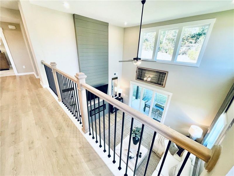 Furnished interior view inside a new home in Hopewell Reserve, Cumming (Image 7). Furnished interior view inside a new home in Hopewell Reserve, Cumming (Image 7).