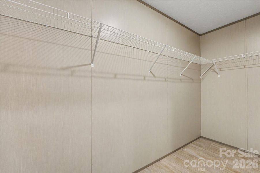 Primary Walk in Closet