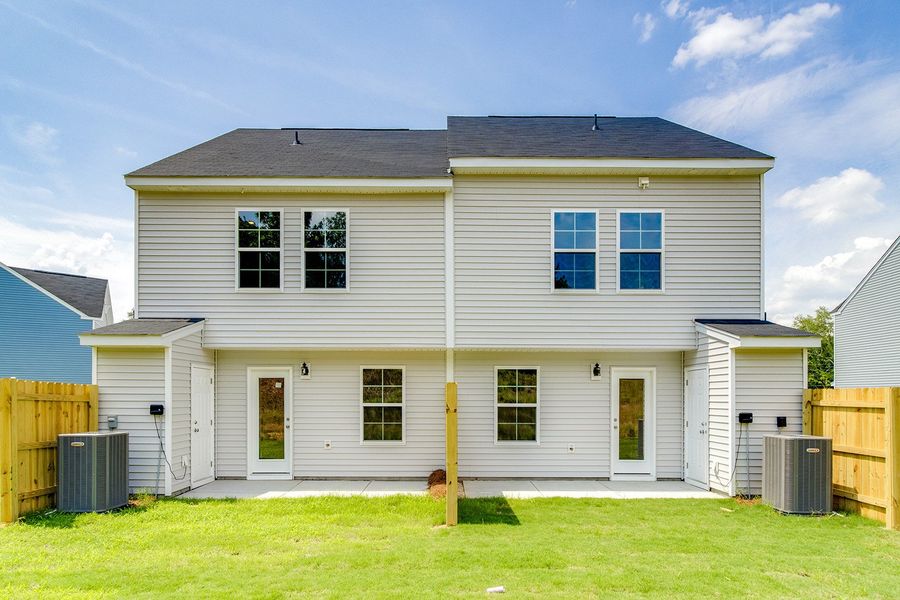 Exterior details and patio area of a home in Padgett Commons, Hopkins (Image 18). Exterior details and patio area of a home in Padgett Commons, Hopkins (Image 18).
