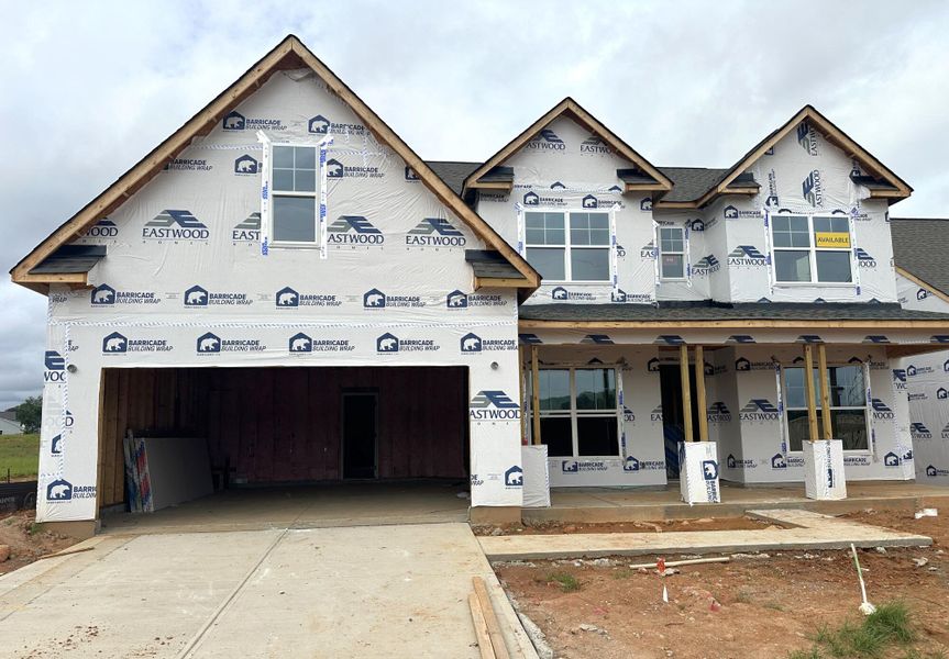 In-progress construction of a new home in The Enclave at Laurelbrook, Sherrills Ford, NC (Image 4).