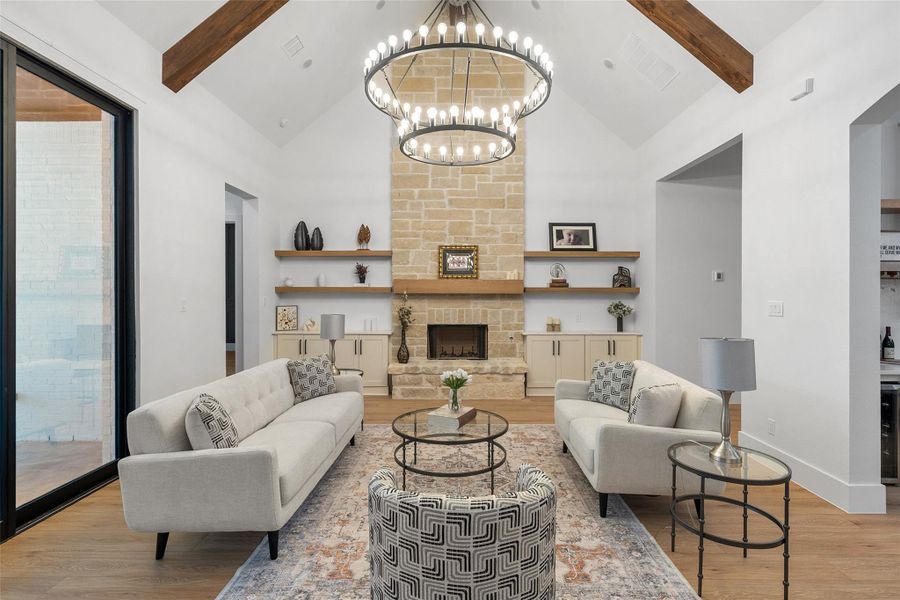 Furnished interior view inside a new home in , Montgomery (Image 36).