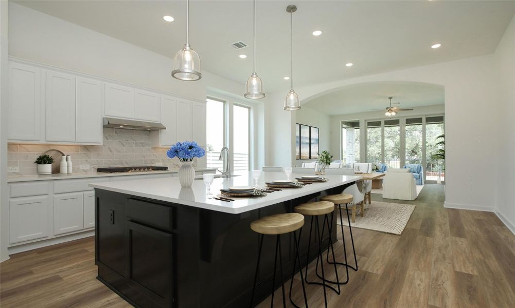 Furnished interior view inside a new home in ARTAVIA: 50ft. lots, Conroe (Image 10). Furnished interior view inside a new home in ARTAVIA: 50ft. lots, Conroe (Image 10).