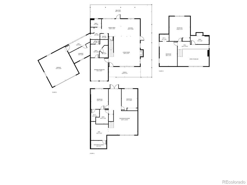 2D floor plan layout of this home in , Fairplay, CO (Image 3). 2D floor plan layout of this home in , Fairplay, CO (Image 3).