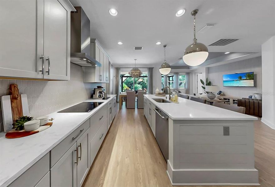 Furnished interior view inside a new home in , Sarasota (Image 17).