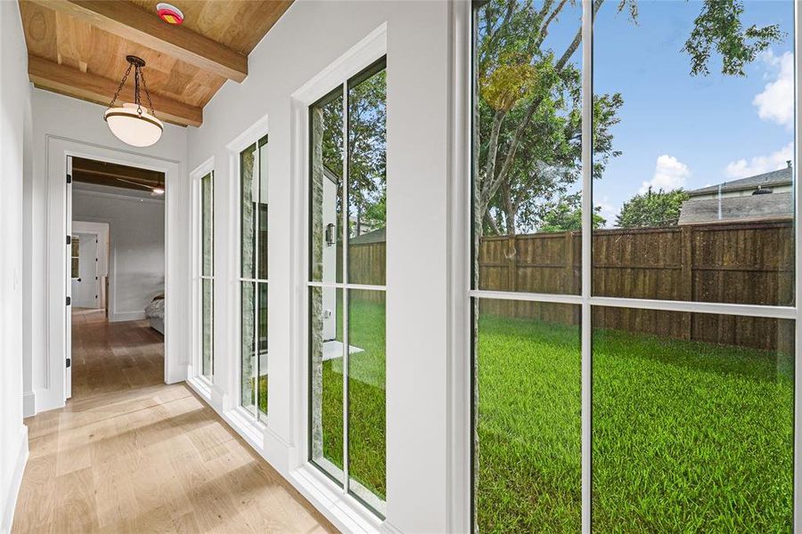 Exterior details and patio area of a home in , Dallas (Image 31).