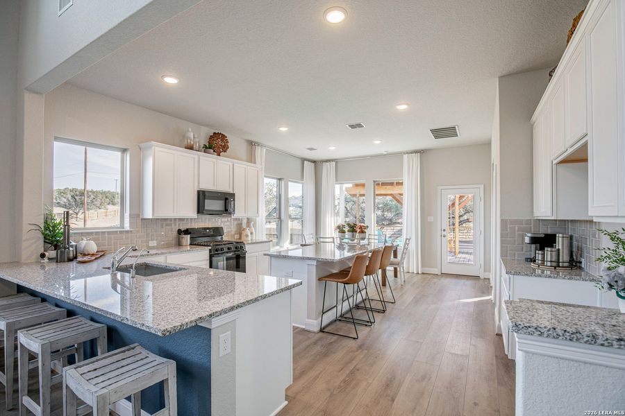Furnished interior view inside a new home in Stillwater Ranch, San Antonio (Image 11).