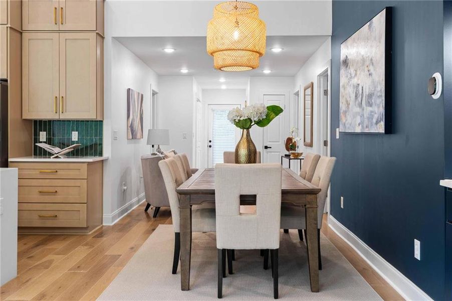 Furnished interior view inside a new home in , Decatur (Image 40).