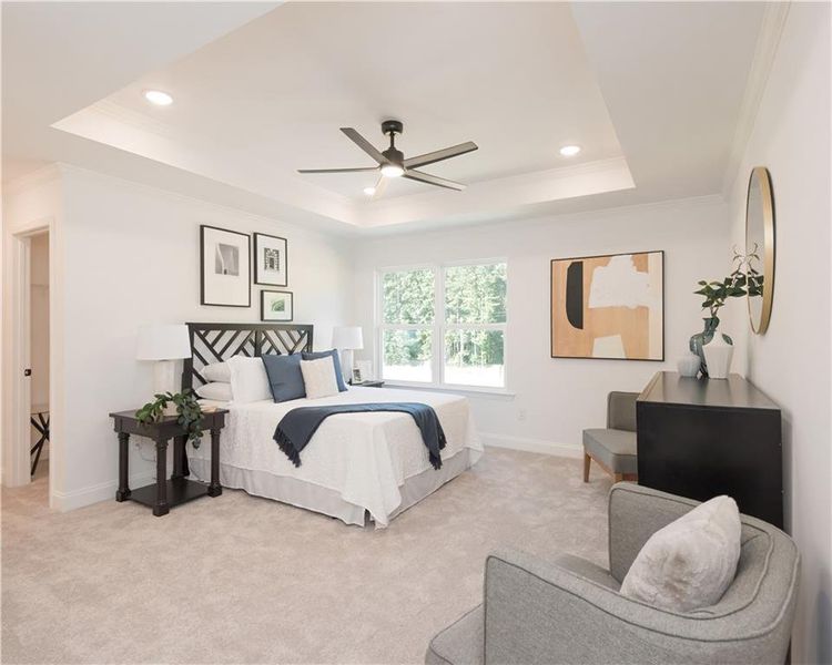 Furnished interior view inside a new home in , Snellville (Image 10).