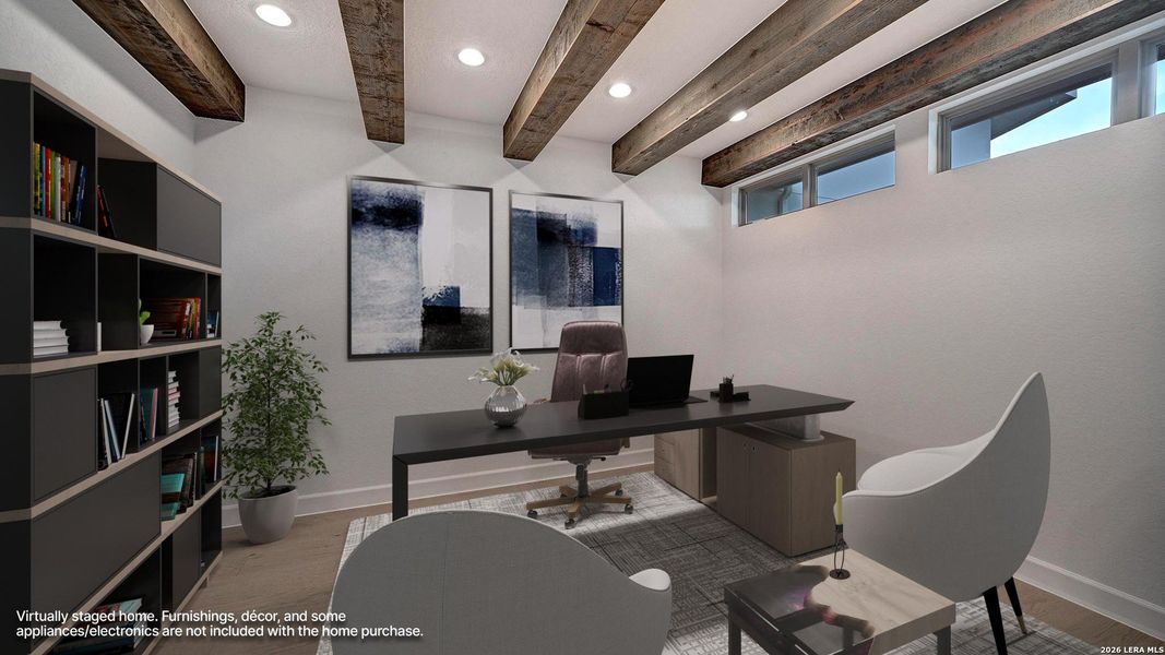 Furnished interior view inside a new home in George's Ranch, Boerne (Image 11).