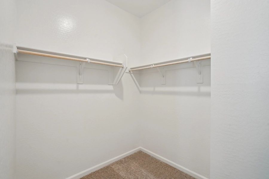 Primary walk in closet