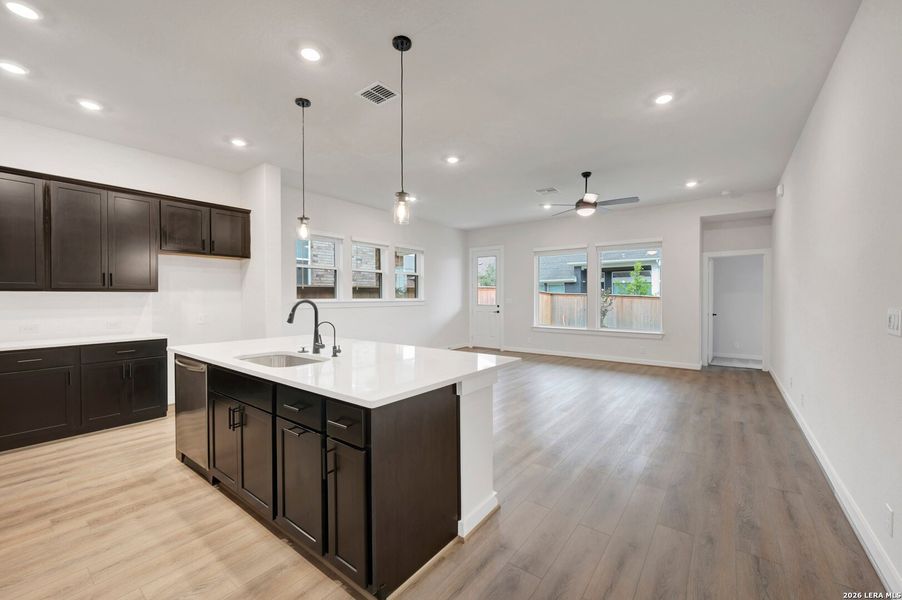 Furnished interior view inside a new home in , New Braunfels (Image 5).