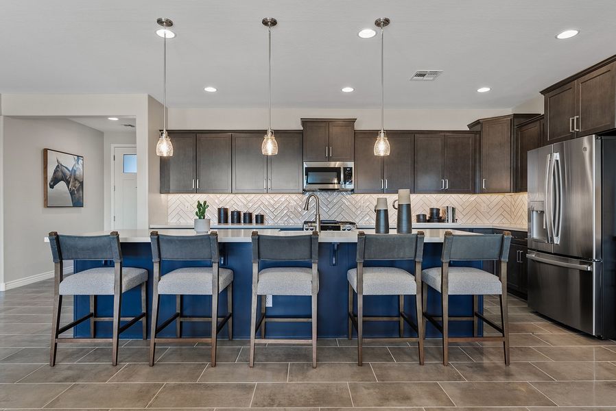 Furnished interior view inside a new home in Artisan at Asante, Surprise (Image 8).