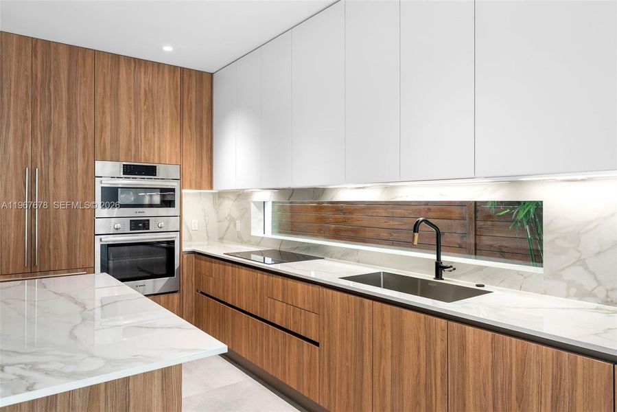 Furnished interior view inside a new home in , Miami (Image 19).