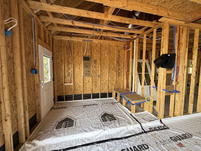 In-progress construction of a new home in Monarch Manor, Poolville, TX (Image 25).