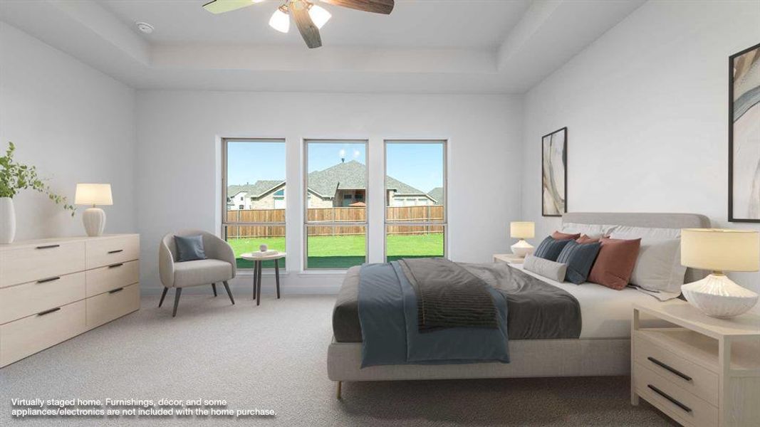 Furnished interior view inside a new home in Devonshire - Reserve 50', Forney (Image 9). Furnished interior view inside a new home in Devonshire - Reserve 50', Forney (Image 9).