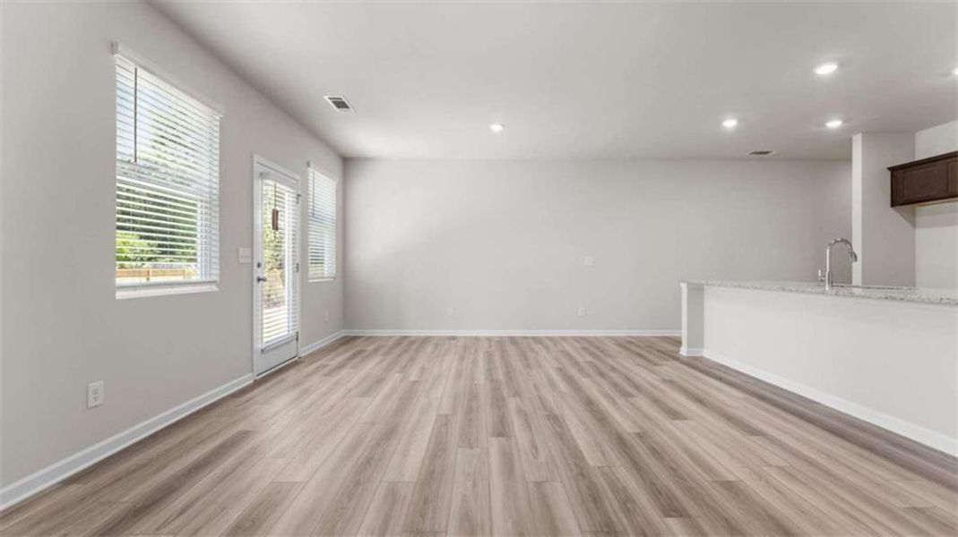 Spacious, unfurnished interior of a new home in Owen Preserve, Canton (Image 17). Spacious, unfurnished interior of a new home in Owen Preserve, Canton (Image 17).