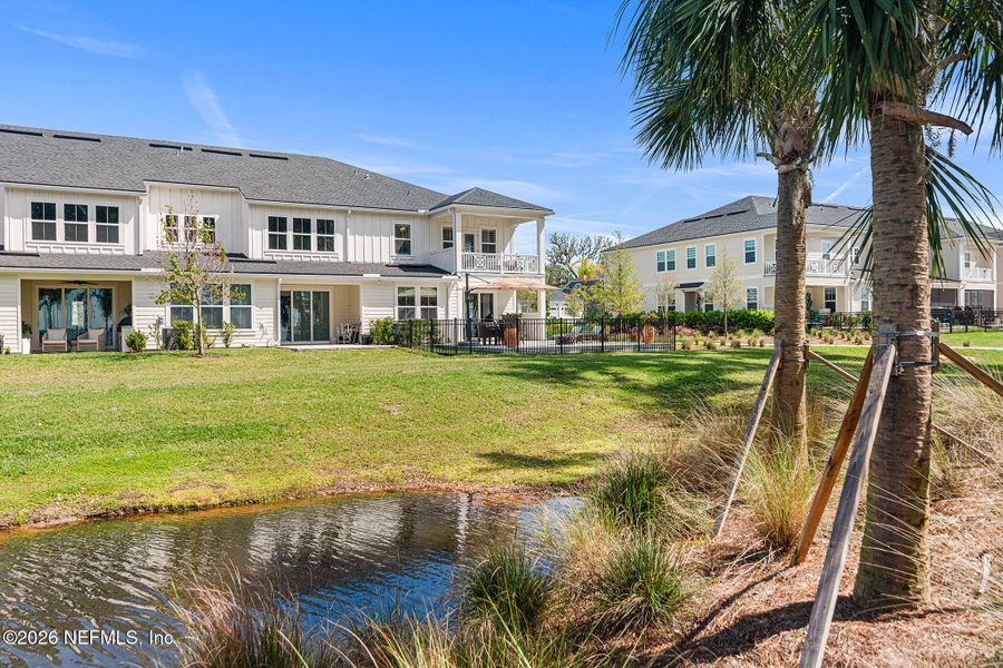 Exterior details and patio area of a home in , St. Johns (Image 26).