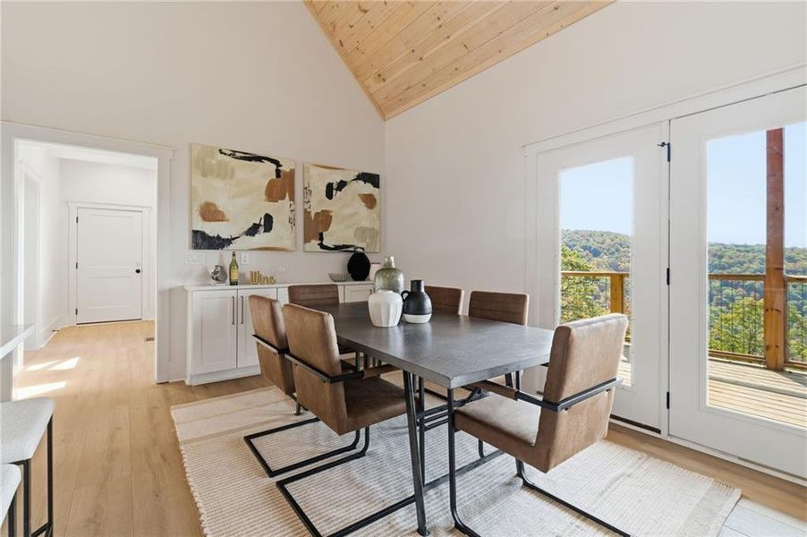 Furnished interior view inside a new home in , Jasper (Image 14). Furnished interior view inside a new home in , Jasper (Image 14).