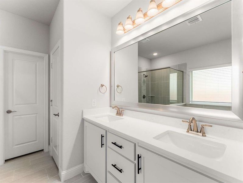 Furnished interior view inside a new home in Emerald Vista, Wylie (Image 23). Furnished interior view inside a new home in Emerald Vista, Wylie (Image 23).