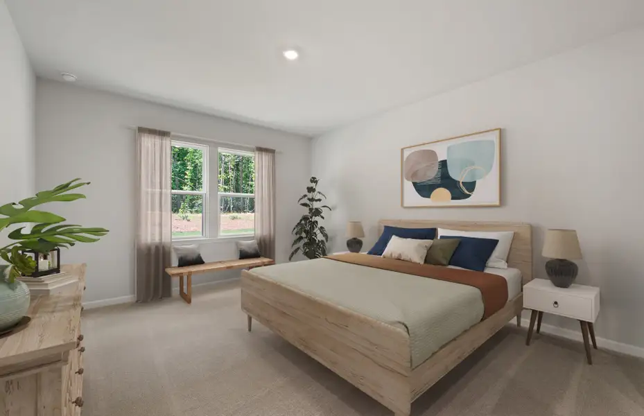Representative furnished interior of a home built from the Ibis by Centex in Ember, Jasper (Image 11).