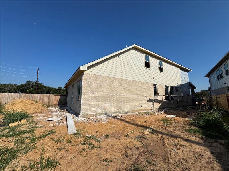 Home progress as of 10/2025