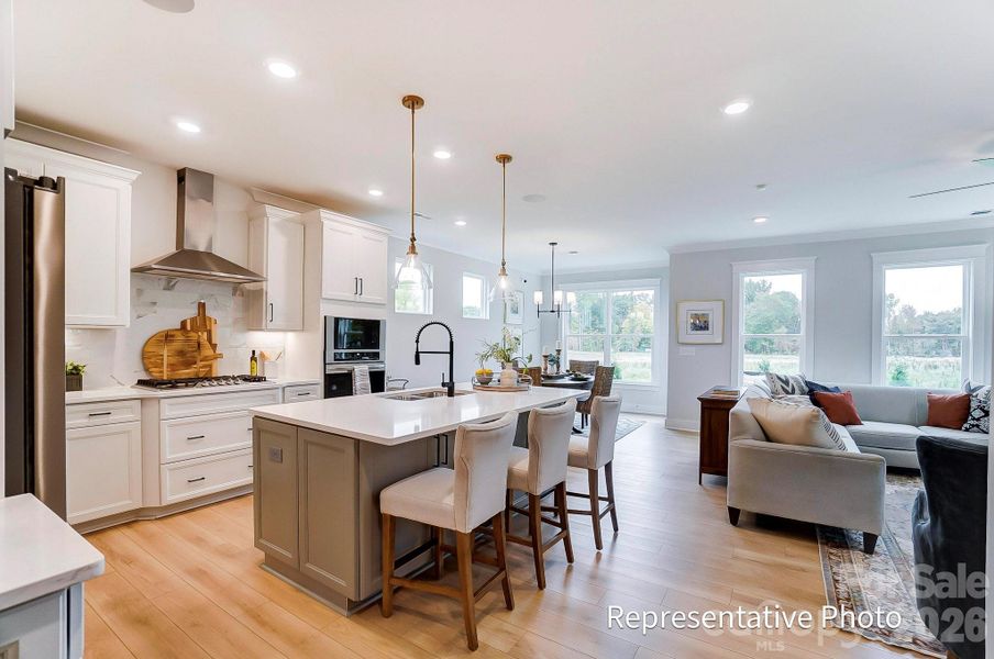 Furnished interior view inside a new home in Caldwell Forest, Charlotte (Image 16).