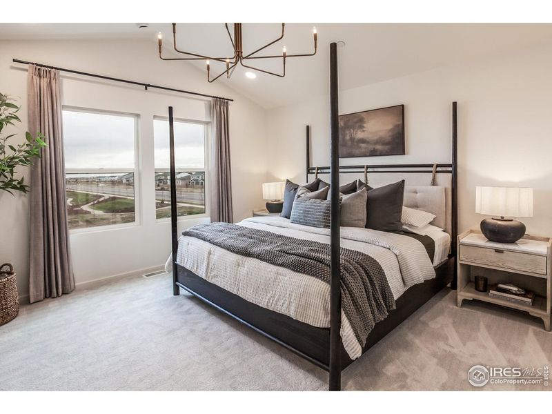 Furnished interior view inside a new home in , Fort Collins (Image 30).