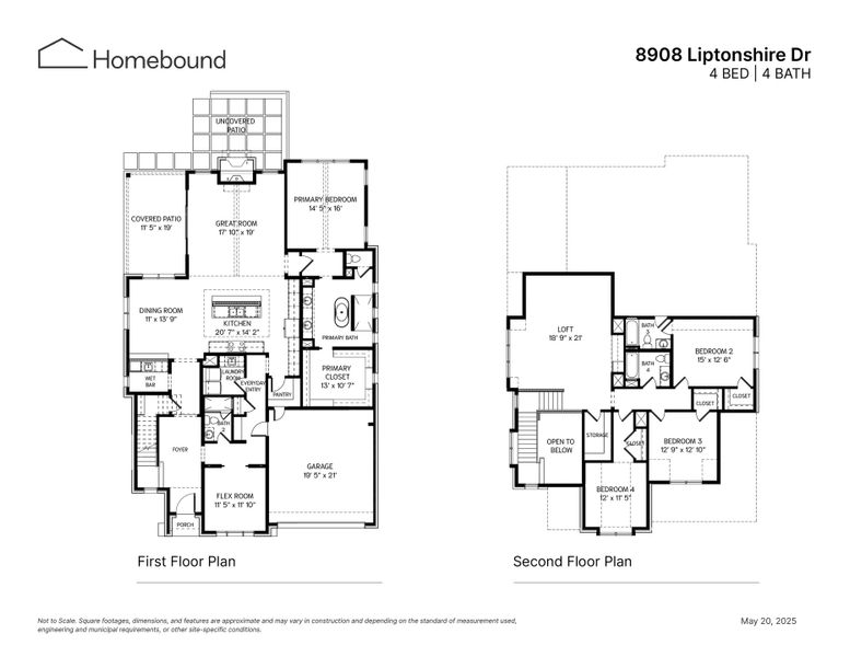 2D floor plan layout of this home in , Dallas, TX (Image 2).