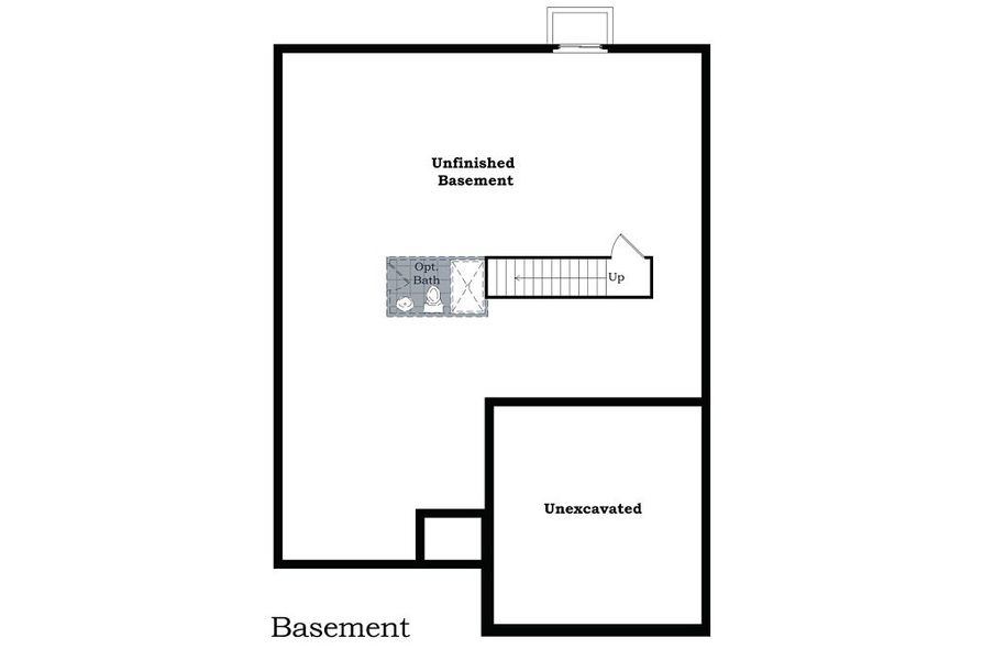 2D floor plan layout for the The Abington by Norfolk Homes in Valleys, Jackson, MI (Image 7).