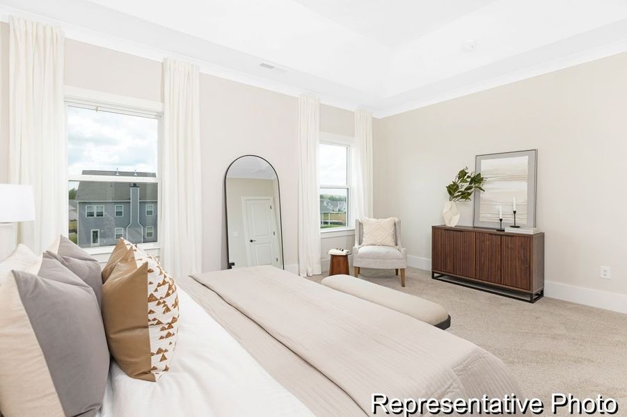 Furnished interior view inside a new home in Edgewater - Harbor Pointe, Lancaster (Image 12).