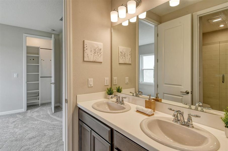 Jack and Jill bathroom