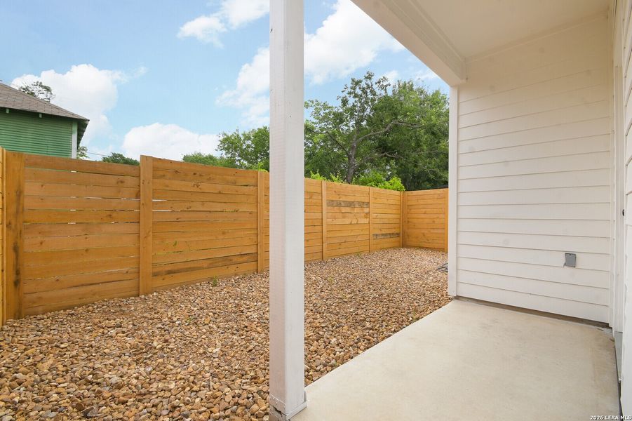 Exterior details and patio area of a home in , San Antonio (Image 3).