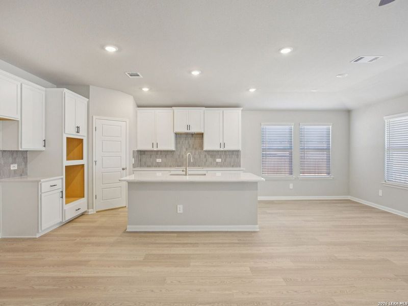 Furnished interior view inside a new home in Arcadia Ridge - Classic Series, San Antonio (Image 3).