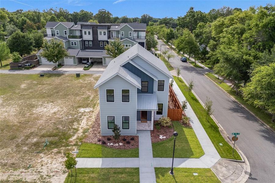 Front exterior of a new home in , Newberry, FL, highlighting curb appeal (Image 24). Front exterior of a new home in , Newberry, FL, highlighting curb appeal (Image 24).