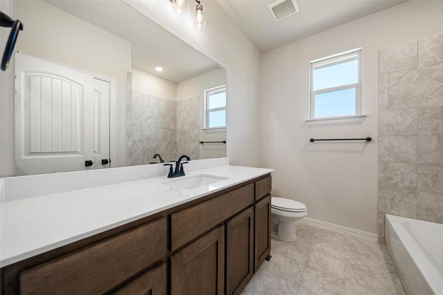 Furnished interior view inside a new home in Oak Grove Addition, Springtown (Image 12). Furnished interior view inside a new home in Oak Grove Addition, Springtown (Image 12).