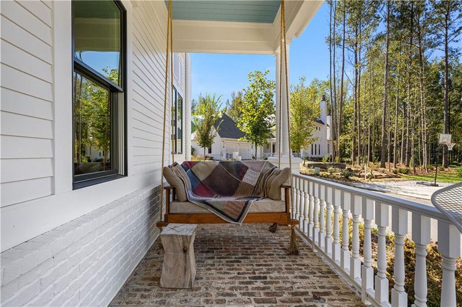 Exterior details and patio area of a home in , Chattahoochee Hills (Image 3).