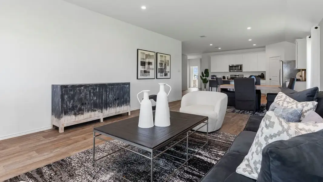 Furnished interior view inside a new home in Emberly, Beasley (Image 4).