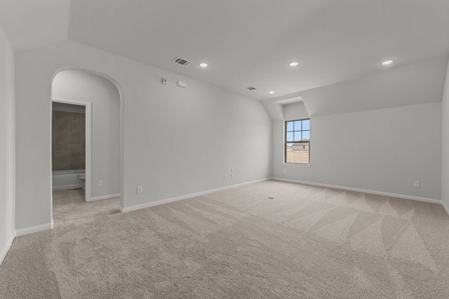 Representative unfurnished interior of a home built from the Wheeler by Cambridge Homes in Kings Way, Denton (Image 28). Representative unfurnished interior of a home built from the Wheeler by Cambridge Homes in Kings Way, Denton (Image 28).