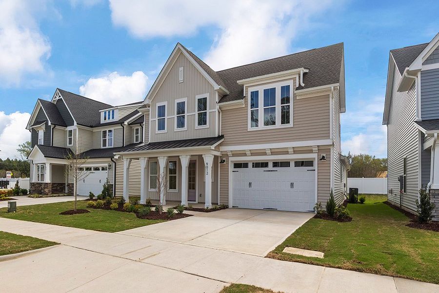 Representative exterior photo of a completed home built from the The Highland by RobuckHomes in Baylee Ridge, Selma, NC (Image 29). Representative exterior photo of a completed home built from the The Highland by RobuckHomes in Baylee Ridge, Selma, NC (Image 29).