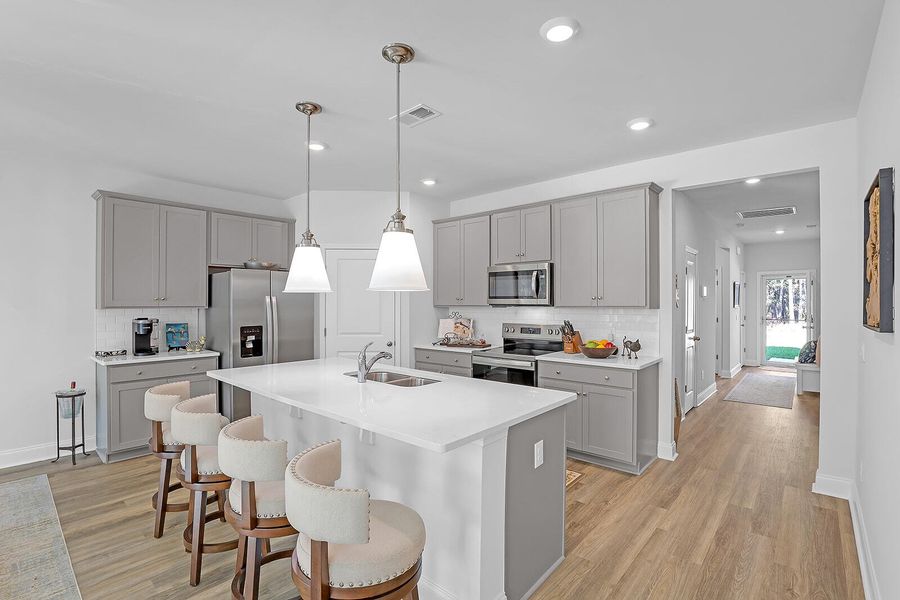 Furnished interior view inside a new home in Rivers Reach, Yemassee (Image 31). Furnished interior view inside a new home in Rivers Reach, Yemassee (Image 31).