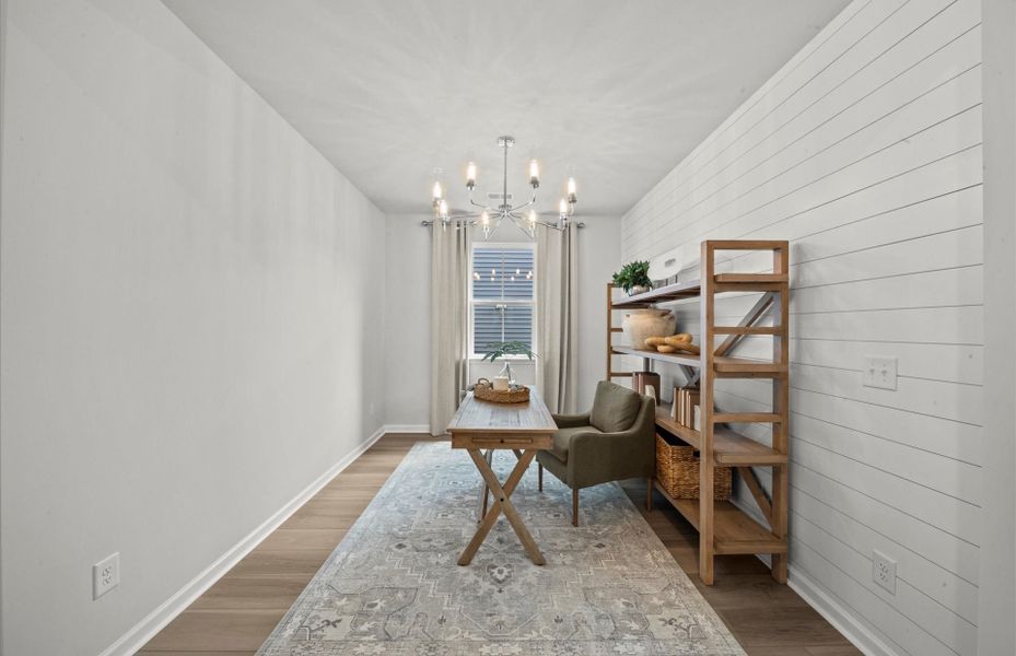 Furnished interior view inside a new home in Sweetwater Hills, Moore (Image 23).