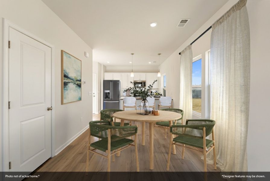 Furnished interior view inside a new home in Cambridge Reserve, Angier (Image 5).
