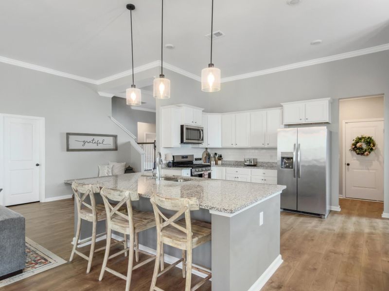 Furnished interior view inside a new home in , Summerville (Image 12). Furnished interior view inside a new home in , Summerville (Image 12).