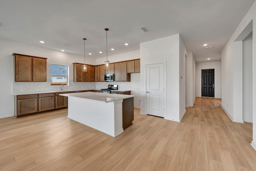 Furnished interior view inside a new home in Beacon Point at Lago Mar 50’ Homesites, Texas City (Image 6).