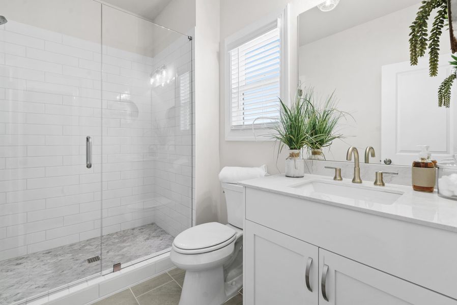 Representative furnished interior of a home built from the The Bullard by The Providence Group in Promenade at Sawnee Village, Cumming (Image 41).