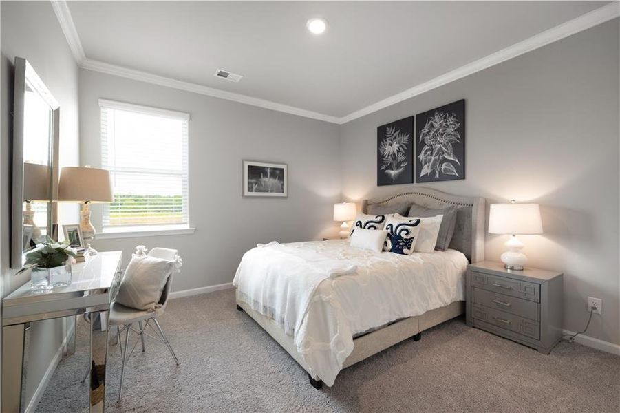 Furnished interior view inside a new home in Etowah Landing, Ball Ground (Image 5).