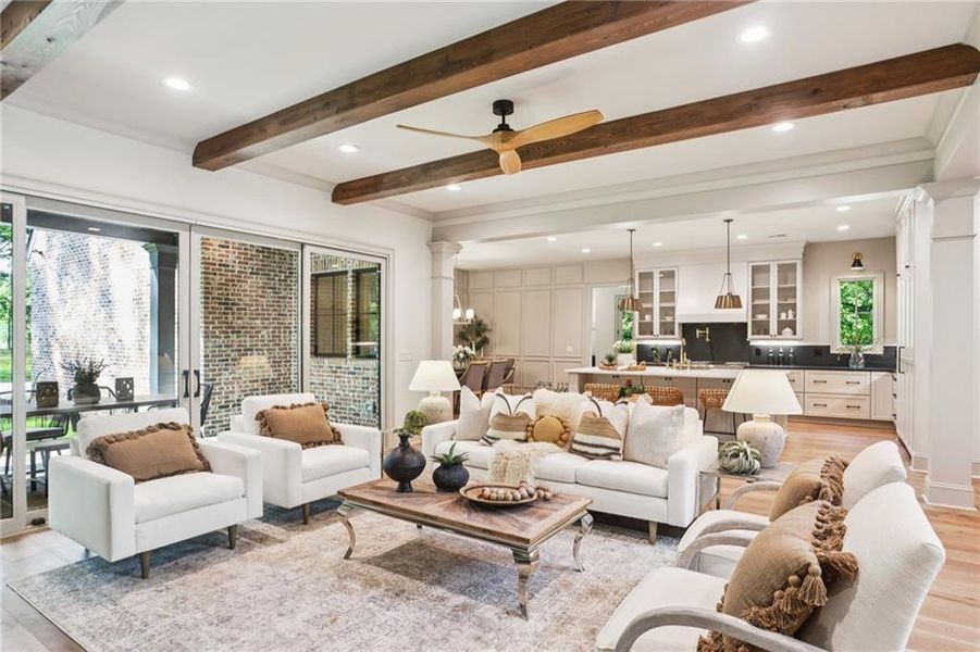 Furnished interior view inside a new home in , Marietta (Image 14).