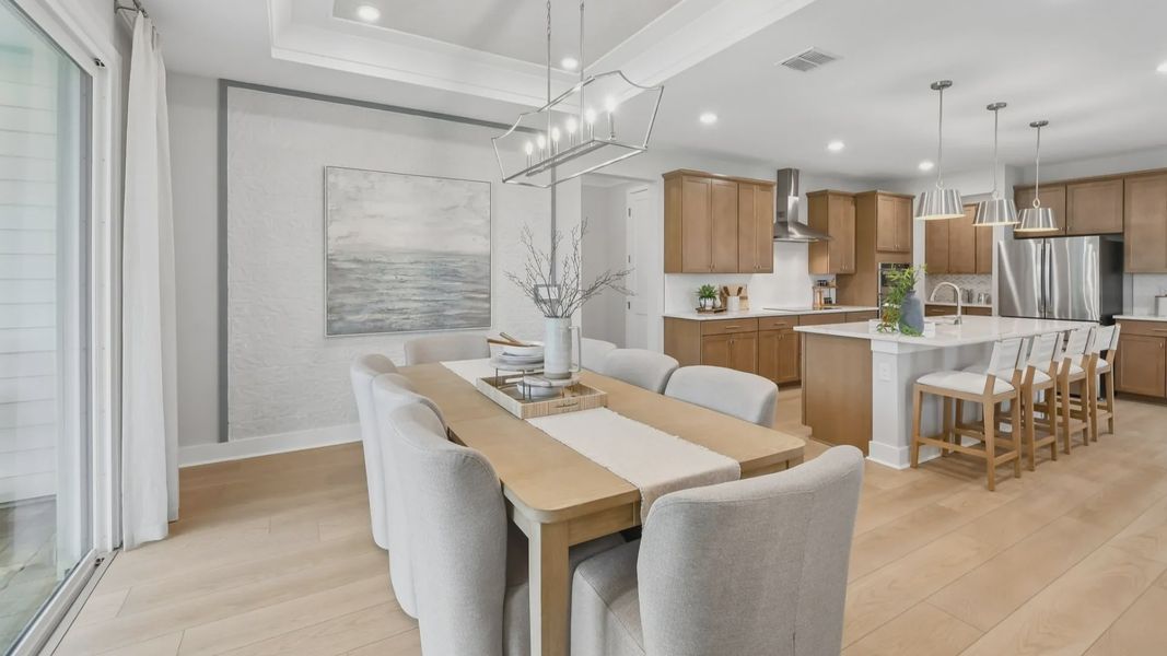 Furnished interior view inside a new home in Ardisia Park, New Smyrna Beach (Image 36).