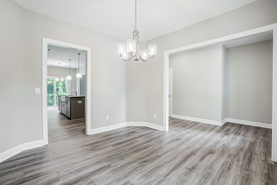 Representative unfurnished interior of a home built from the Badin by Caruso Homes in Blue Run, Raleigh (Image 23). Representative unfurnished interior of a home built from the Badin by Caruso Homes in Blue Run, Raleigh (Image 23).