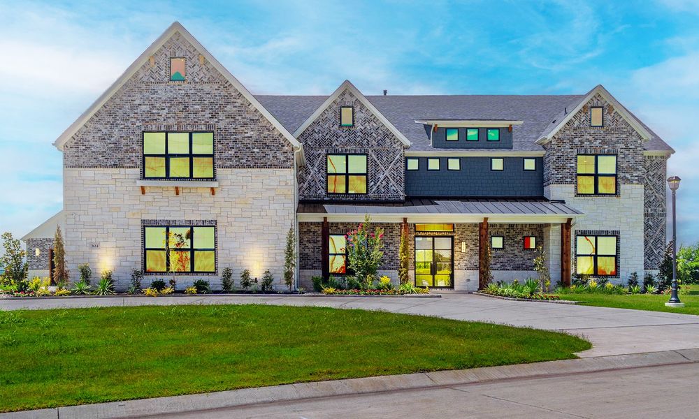 Front exterior of a new home in Hidden Valley I, Princeton, TX, highlighting curb appeal (Image 1). Front exterior of a new home in Hidden Valley I, Princeton, TX, highlighting curb appeal (Image 1).